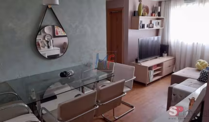 Lindo apartamento no bairro Engenheiro Goulart, de 56 m² 2 quartos, sala, cozinha, banheiro, área de serviço, 1 vaga. Lazer. REF: 16.017