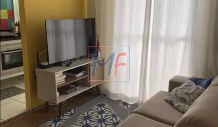 REF: 15.972 - Lindo apartamento na Vila Cosmopolita, 43 m² a.u., 2 quartos , sala, sacada, cozinha, lavanderia, piso laminado, 1 vaga e Lazer.
