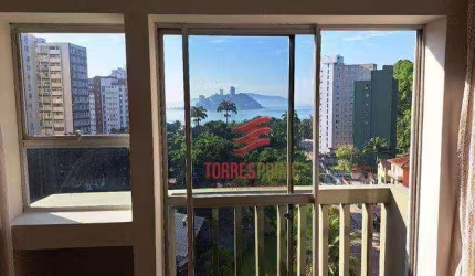 Apartamento com 2 dormitórios à venda, 85 m² por R$ 375.000,00 - Centro - São Vicente/SP