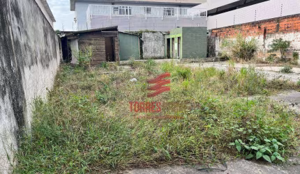 Terreno para alugar, 613 m² por R$ 8.106,00/mês - Aparecida - Santos/SP