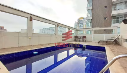 Cobertura com Vista Parcial do Mar com 3 dormitórios à venda, 300 m² por R$ 3.300.000 - Embaré - Santos/SP