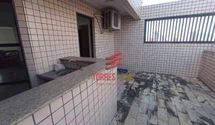 Cobertura com 3 dormitórios à venda, 208 m² por R$ 1.200.000,00 - Ponta da Praia - Santos/SP