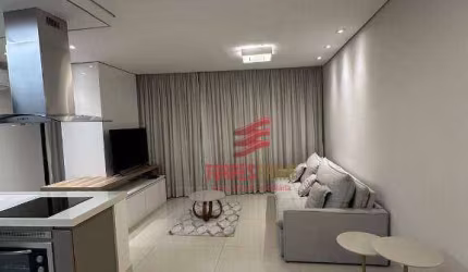 Apartamento com 1 dormitório para alugar, 69 m² por R$ 8.500,02/mês - Aparecida - Santos/SP