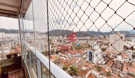 Apartamento com 3 dormitórios, 88 m² - venda por R$ 1.380.000,00 ou aluguel por R$ 8.870,00/mês - Campo Grande - Santos/SP