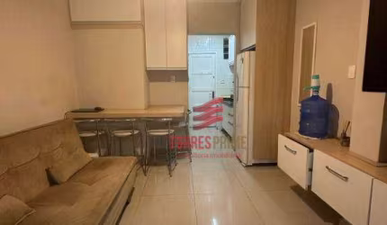 Kitnet com 1 dormitório à venda, 35 m² por R$ 339.000,00 - Boqueirão - Santos/SP
