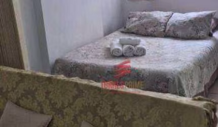 Kitnet com 1 dormitório para alugar, 38 m² por R$ 2.800,02/mês - Aparecida - Santos/SP