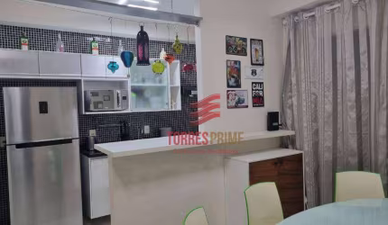 Apartamento com 2 dormitórios para alugar, 64 m² por R$ 5.000,00/mês - Marapé - Santos/SP