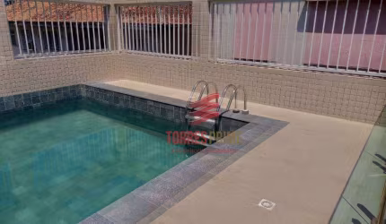 Casa Sobreposta alta duplex com 3 dormitórios à venda, 240 m² por R$ 1.700.000 - Boqueirão - Santos/SP
