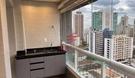 Apartamento com 1 dormitório, 53 m² - venda por R$ 800.000,00 ou aluguel por R$ 5.666,00/mês - Boqueirão - Santos/SP