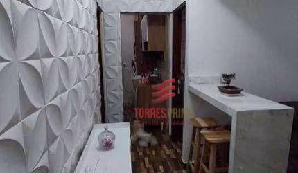 Apartamento com 1 dormitório à venda, 50 m² por R$ 340.000,00 - Boqueirão - Santos/SP