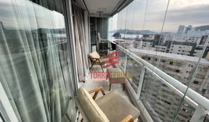 Apartamento 1 dormitório, 54 m² - venda por R$ 1.200.000 - Pompéia - Santos/SP
