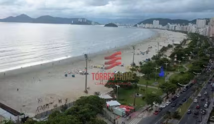 Apartamento com 2 dormitórios à venda, 130 m² por R$ 1.300.000,00 - Embaré - Santos/SP