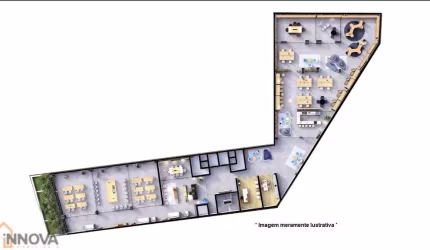 Sobreloja para alugar, 942.00 m2 por R$26376.00  - Portao - Curitiba/PR