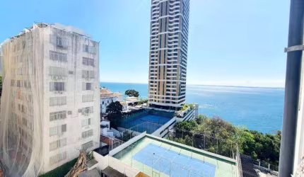 Apartamento vista mar com 3 dormitórios, 2 suítes à venda, 195 m² por R$ 1.400.000 - Vitória - Salvador/BA