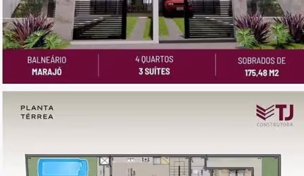 Sobrado alto padrão próximo ao mar em Matinhos