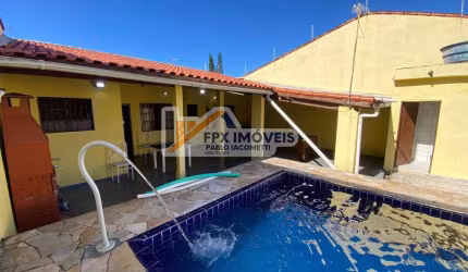 Casa para Venda em Itanhaém, Balneário Gaivota, 1 dormitório, 2 banheiros, 3 vagas