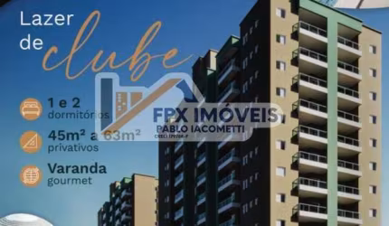 Apartamento para Venda em Itanhaém, Centro, 1 dormitório, 1 banheiro, 1 vaga