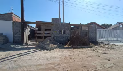 Casa para Venda em Itanhaém, Cibratel 1, 3 dormitórios, 1 suíte, 2 banheiros, 2 vagas