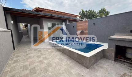 Casa para Venda em Itanhaém, Bopiranga, 2 dormitórios, 1 suíte, 1 banheiro, 3 vagas