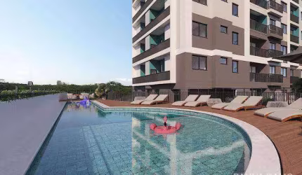 Apartamento com 2 dormitórios à venda, 56 m² por R$ 350.000 - Fortaleza - Blumenau/SC