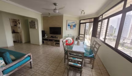 Apartamento com 3 dormitórios para alugar, 120 m² por R$ 4.500,00/mês - Astúrias - Guarujá/SP