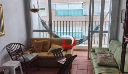 Apartamento com 2 dormitórios para alugar, 83 m² por R$ 3.800,00/mês - Vila Alzira - Guarujá/SP