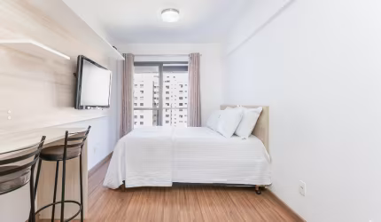 Studio no Bigorrilho, totalmente mobiliado para até 2 pessoas