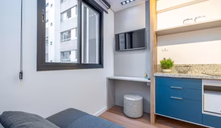 Lindo apartamento no Centro de Curitiba, até 2 pessoas