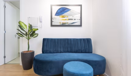 Apartamento 1 quarto mobiliado em Curitiba, para até 2 pessoas, 26m²