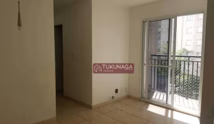 Apartamento com 3 dormitórios para alugar, 56 m² por R$ 2.251,27/mês - Cocaia - Guarulhos/SP