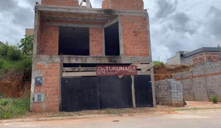 Sobrado em Construção - 3 dormitórios à venda, 155 m² por R$ 320.000 - Residencial Villa Romana - Bragança Paulista/SP .