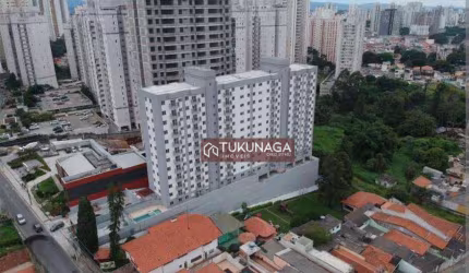 Apartamento com 1 dormitório para alugar, 32 m² por R$ 2.895,00/mês - Vila Augusta - Guarulhos/SP
