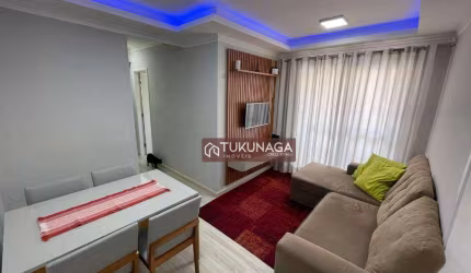 Apartamento com 2 dormitórios à venda, 52 m² por R$ 395.000 - Bosque Maia - Guarulhos/SP