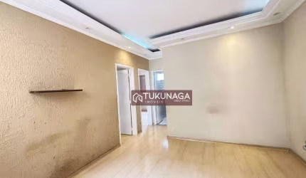 Apartamento com 2 dormitórios para alugar, 54 m² por R$ 2,206 /mês - Vila das Bandeiras - Guarulhos/SP