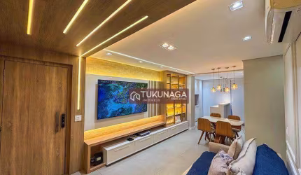 Apartamento com 3 dormitórios para alugar, 82 m² por R$ 7.300,00/mês - Jardim Flor da Montanha - Guarulhos/SP
