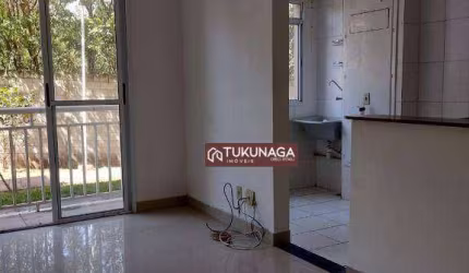 Apartamento com 2 dormitórios para alugar, 43 m² por R$ 1.610,00/mês - Parque Industrial Cumbica - Guarulhos/SP