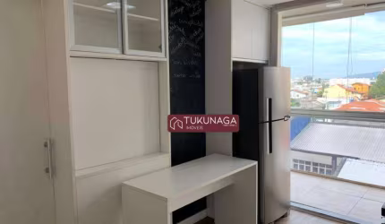 Studio com 1 dormitório para alugar, 36 m² por R$ 2.210,00/mês - Vila Augusta - Guarulhos/SP