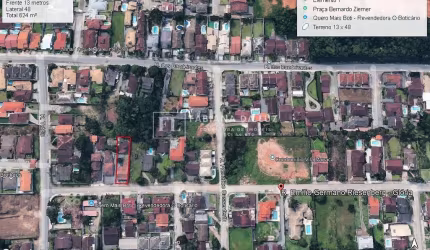 Terreno à venda na Rua Emilio Germano Rsenberg, Glória, Joinville por R$ 1.015.000