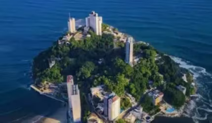 Venda Kitnet São Vicente - mAr dOce lAr -  lindo e mobiliado no ponto mais alto da ilha porchat com vista mar e próximo ao mirante.