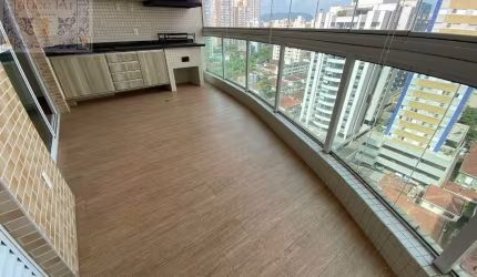 Venda Apartamento Santos SP - mAr dOce lAr -  pronto para morar andar alto, com varanda gourmet excelente localização. (Pacote de locação R$ 8.000,13)