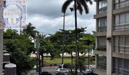 Imperdível: Apartamento à venda em Santos-SP, Boqueirão, em predio frente ao mar - 3 quartos, 2 salas, 1 vaga de garagem, 104,00 m².