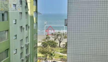 Venda Apartamento Santos SP - mAr dOce lAr com 1 dormitório, reformado, com vista para o mar na Aparecida.
