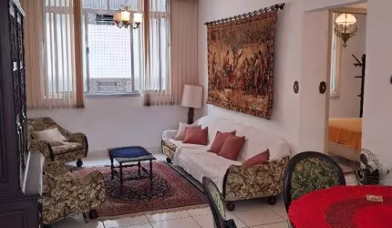 Venda Apartamento Santos  - mAr dOce lAr com sala ampla (possibilidade de reverter parte em 2º quarto), fica em frente à praia do José Menino.