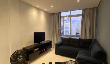 Apartamento com 2 quartos Mobiliado  na Quadra da Praia do Boqueirão em Santos / SP
