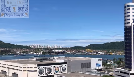 Venda Apartamento Santos SP - mAr dOce lAr no condomínio Porto Cidade, com Varanda Gourmet e churrasqueira, na Ponta da Praia!