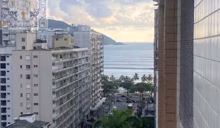 Venda Apartamento Santos SP - mAr dOce lAr 2 dorms, Pronto para Morar, a 3 quadras da praia do Boqueirão!