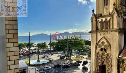 Venda Apartamento Santos SP - mAr dOce lAr 2 dormitórios e 1 vaga de garagem, na Avenida da praia da Aparecida!