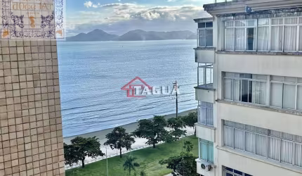 Venda apartamento Santos SP - mAr dOce lAr com 2 dormitórios, vista mar, reformado e decorado, na Aparecida!
