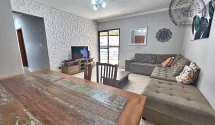 Apartamento com 3 dormitórios à venda, 107 m² por R$ 650.000,00 - Aviação - Praia Grande/SP