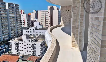 Apartamento com 3 dormitórios à venda, 109 m² por R$ 1.220.000,00 - Vila Guilhermina - Praia Grande/SP
